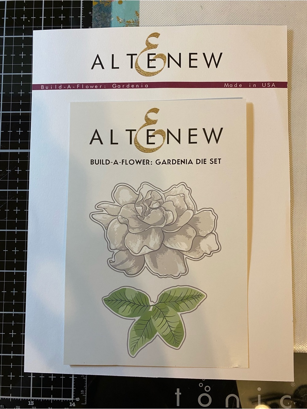 Build-A-Flower Stamp and Die Set: Gardenia